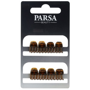 Parsa, Parsa Haarklammern klein, braun 8 Stk., Parsa Haarklammern klein, braun 8 Stk.