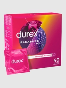 Durex, Pleasure Me, Durex Pleasure Me Kondome, reguläre Passform (40 Stk)