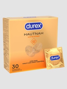 Durex Hautnah Latexfrei für das Haut-an-Haut-Gefühl 30 Stk, 30 Stück - Amorana