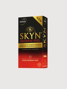 Manix, MANIX Skyn Intense Feel Präservative (alt) (10 Stück), Manix Skyn Intense Feel Latexfreie Kondome, Nude, 10 Stück - Amorana