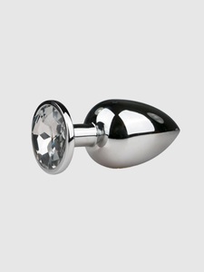 EasyToys, Metal Plug mit Kristall, Butt Plug mit Kristall