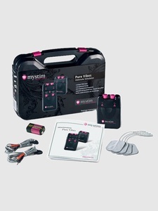 Mystim, Pure Vibes Reizstromgerät, Mystim Pure Vibes Elektrostimulations-set, Schwarz - Amorana