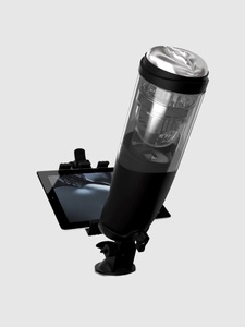 PDX Elite, Mega-Bator, Pdx-elite Mega-bator Masturbator Mit Vibration, Anfängergeeignet, Schwarz - Amorana
