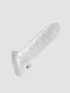 PerfectFitBrand, Fat Boy Thin 12,7 cm Klar | PerfectFitBrand, Perfect-fit Fat Boy Thin Penishülle, Anfängergeeignet, Transparent - Amorana