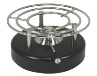 Kisag, Kisag Rechaud mit Gasbrenner 20cm, Kisag Rechaud Long Fire schwarz