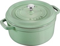 STAUB, Staub Cocotte rund 26cm Salbei, Cocotte 26cm, rund, Salbei, Gusseisen 5.25l