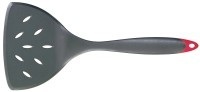Cuisine pro, Cuisinepro - Pfannenwender 28.5 cm - Grau und Rot, Bratenschaufel gelocht 28.5cm Fiberglas