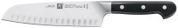 Zwilling Kitchen, Zwilling Pro Santokumesser mit Kullen 180 mm, Zwilling Kochmesser »Pro 18 cm«, (1 tlg.)