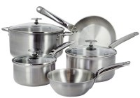 de Buyer, 8er Set Kochtöpfe Alchimy:4 Töpfe 16,20,24cm+Bratpfanne 24cm, 8er Set Kochtöpfe Alchimy 4 Töpfe 16,20,24cm+Bratpfanne 24cm