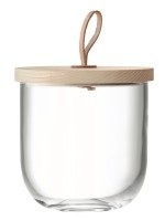 Coop, Coop Vorratsdose LSA, Ivalo Behälter mit Deckel aus Esche H15.5cm transparent