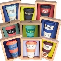Grafik Werkstatt, 1x Bamboo to go Trinkbecher Ich war schön, reich und sexy - und dann klingelt..., Bamboo to go Trinkbecher Ich war schön, reich und sexy - und dann klingelte d...