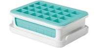 Wine & gourmet, Wine & Gourmet - Eiswürfelform - Weiss und Blau, GG Eiswürfelschale mit Abdeckeckung für kleine Würfel