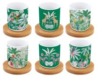 Diverse, diverse Espressotasse inkl. Untertasse Coffee Mania, Easy Life Espressotasse inkl. Untertasse Coffee Mania