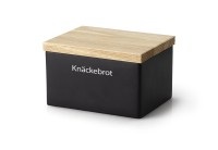 Continenta, Keramik Vorratsdose, schwarz, 17.5x13.5x11 cm, Keramik Vorratsdose, schwarz, 17.5x13.5x11 cm