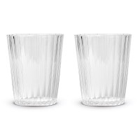 Easy Life, 2er Set Gläser aus Acryl 350ml, transparent, 2er Set Gläser aus Acryl 350ml, transparent