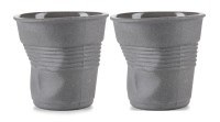 Revol, Revol - 2-teiliges Espressotassen-Set - Grau, 