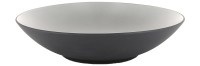 Revol, Revol - Suppenteller Equinoxe Ø24 cm - Weiss und Schwarz, Equinoxe Suppenteller, Ø24cm, H:5.5cm, 100cl, pfeffer