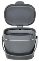 OXO, OXO - Kompost-Eimer - Grau, OXO Good Grips Biomülleimer, 1 Behälter, Komposteimer, geruchsdicht, 6,6 Liter