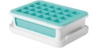 Wine & gourmet, Wine & Gourmet - Eiswürfelform - Weiss und Blau, GG Eiswürfelschale mit Abdeckeckung für kleine Würfel