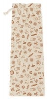 Diverse, diverse Brotkorb Pebbly, Brotbeutel aus Bio-Baumwolle braun, 65x20cm