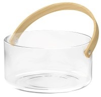 nuts innovations, Servierschale mit Henkel, transparent, Servierschale mit Henkel, transparent