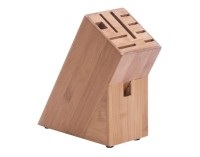 Zeller Present, Zeller Present Messerblock, 1 tlg., geeignet für 8 Messer und eine Schere, Messerblock Bamboo leer 22cm