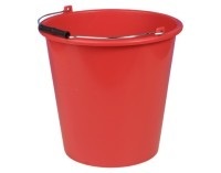 Ebnat, Eimer Kunststoff rot 13l ø31cm