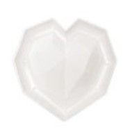 Scrap Cooking, 3D Silikonform Diamant Herz D17.5cm, 3D Silikonform Diamant Herz D17.5cm