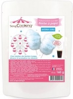 ScrapCooking, 6x Fertigmischung Zuckerwatte, Cola Aroma, 160 g, Fertigmischung Zuckerwatte Cola Aroma 160g