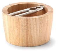 Continenta, Continenta Nussknacker mit Schale Holz, Continenta Nussknacker »Continenta Nussknacker mit Schale«, Schale aus Gummibaumholz (China) gefertigt