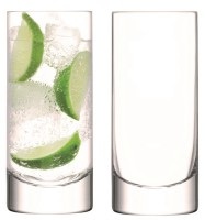 LSA International, 2er Set Bar Longdrink Glas 420ml Klar, Longdrinkglas BAR