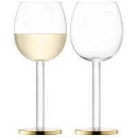 Diverse, diverse Weinglas-Set Luca, 2er Set Luca Weinglas 300ml gold