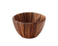 Continenta, Continenta - Salatschüssel 25 x 14.5 cm - Braun, Akazie Schüssel 25 cm