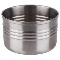 Snackcan D6.5cm H4cm Edelstahl mattiert