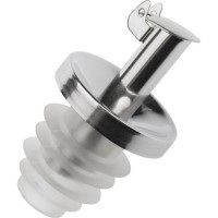 Westmark, Ausgießer Inox Essig-Spezial, Silikonkorken, kurz, Metallk, Ausgießer Inox Essig-Spezial, Silikonkorken, kurz