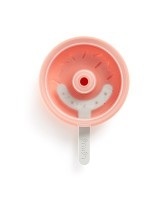 LEKUE, Lekue - Eislutscher - Rot, Glaceform Donut D14cm H3cm Silikon rosa