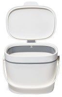 OXO, OXO - Kompost-Eimer - Weiss, OXO Good Grips Biomülleimer, 1 Behälter, Komposteimer, geruchsdicht, 6,6 Liter