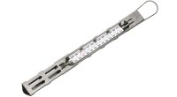 de Buyer, 1x Zuckerthermometer von +80° bis +200° mit Metallschutzfassung, Zuckerthermometer von +80 bis +200 Edel.