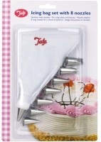 Tala, Tala - Spritzbeutel 7 mit Spritzbeutel-Aufsätzen, Spritzbeutel Set m. 8 Aufsätzen auf Karte