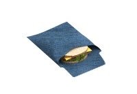 nuts, Nuts - Bienenwachs Snack- & Sandwichbeutel „Jeans“ 1 Stk. - Dunkelblau, 