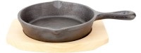 Schönwald, Playground Pfanne 1 Griff D14cm Holzuntersetzer 21x15cm
