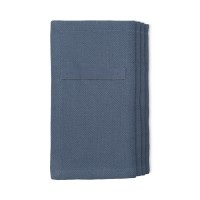 The Organic Company, Everyday 4er Set Stoffserviette 20x20cm grey blue