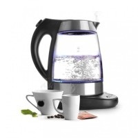 LACOR, Lacor - Wasserkocher 1.7 L, Elektrischer Wasserkocher Glas 1.7lt 2200W