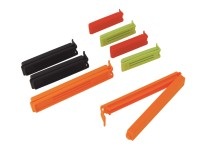 de Buyer, 1x Twixit Beutelverschluss 8er Set 4x5cm, 2x10cm, 2x13cm, 8er Set Twixit Beutelverschluss 4x5cm 2x10cm 2x13cm