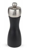 Peugeot, FIDJI Pfeffermühle 15cm schwarz, PEUGEOT Salz-/Pfeffermühle »Fidji 15 cm«, Holzart: Buche (Frankreich)