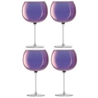 Diverse, diverse Cocktailglas-Set Aurora, 4er Set Aurora Weinglas Balloon 680ml polar violet