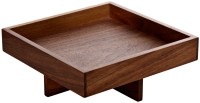 Playground Ananti Menage eckig Nussbaum 18x18cm auf Fuss 4cm