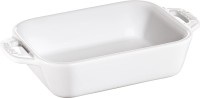 STAUB, Staub-Auflaufform 20 x 16 cm, Weiss, STAUB Auflaufform »20 x 16 cm« Keramik