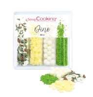 Scrap Cooking, 4er Set Zuckerdekors, Dino Mix, 61g, 4er Set Zuckerstreusel Mix Dino 61g
