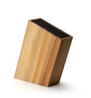 Continenta, Continenta Messerblock, Eiche Messerblock mit flexiblem Einsatz schräg, 28,5x8x19cm
